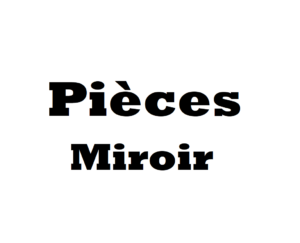 Pièces miroir