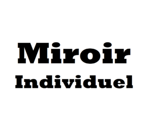 Miroir individuel